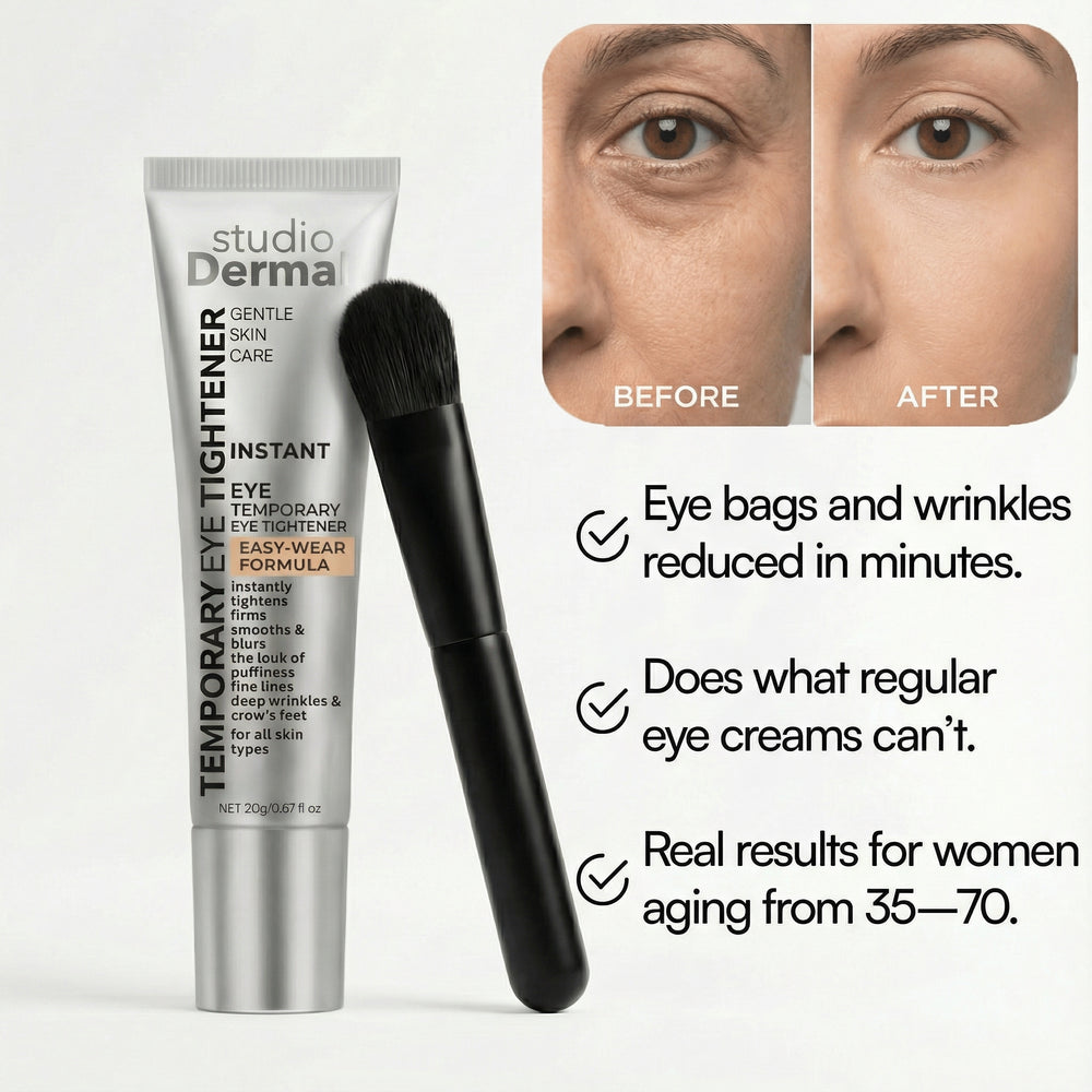 The eye tightener tube alongside everyday items